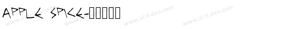 Apple Spice字体转换